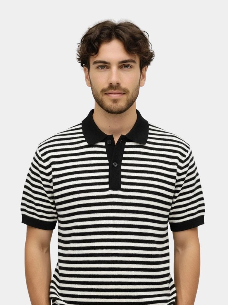 Striped Class Polo
