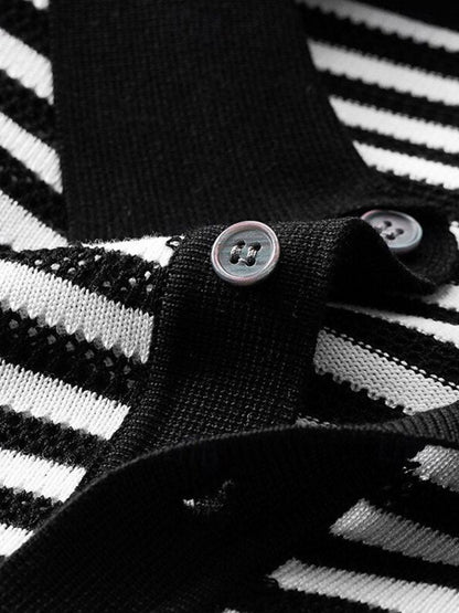 Striped Class Polo