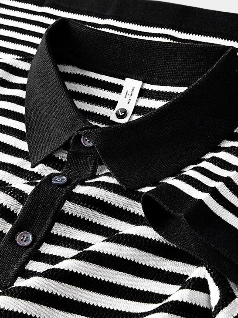 Striped Class Polo