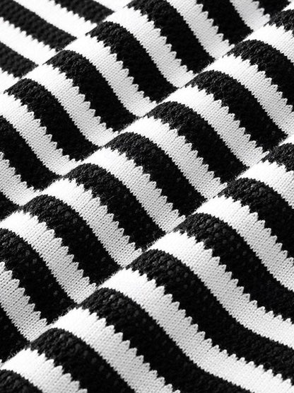 Striped Class Polo